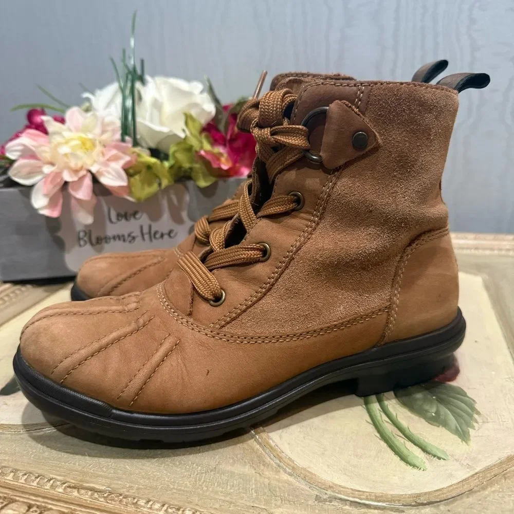 Ugg Hapsburg Duck Boots Chestnut 1120785 Sz 6